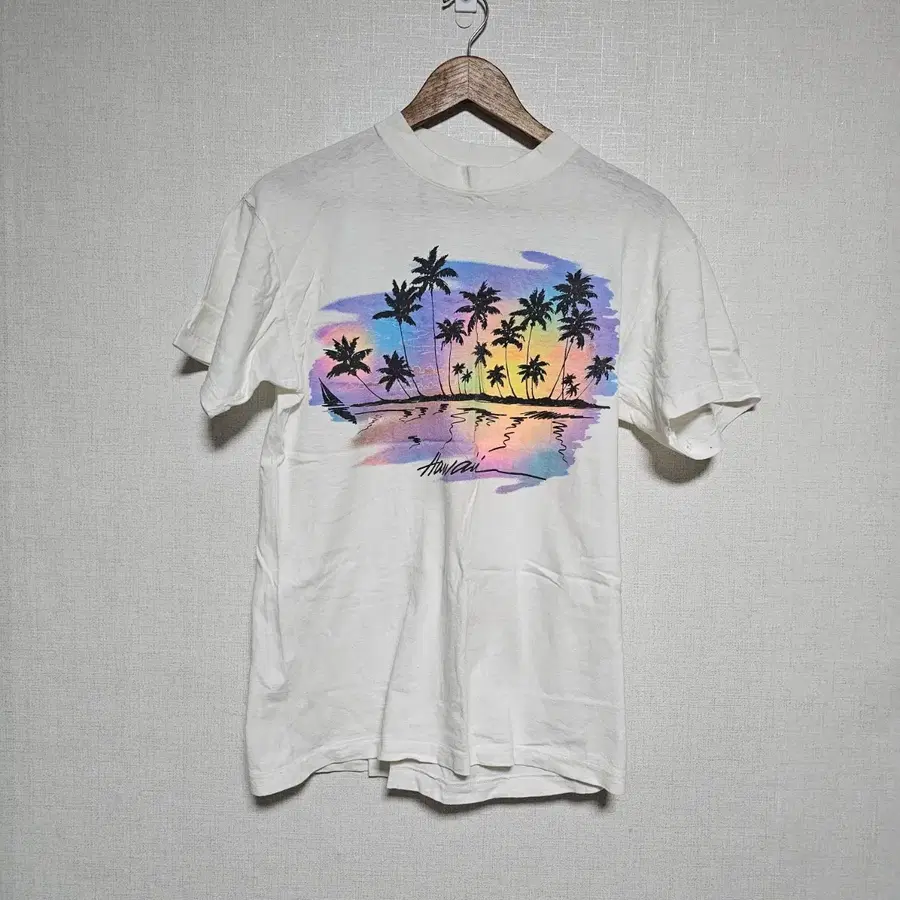 80~90s 언노운 하와이반팔티98~100사이즈(Made in USA)