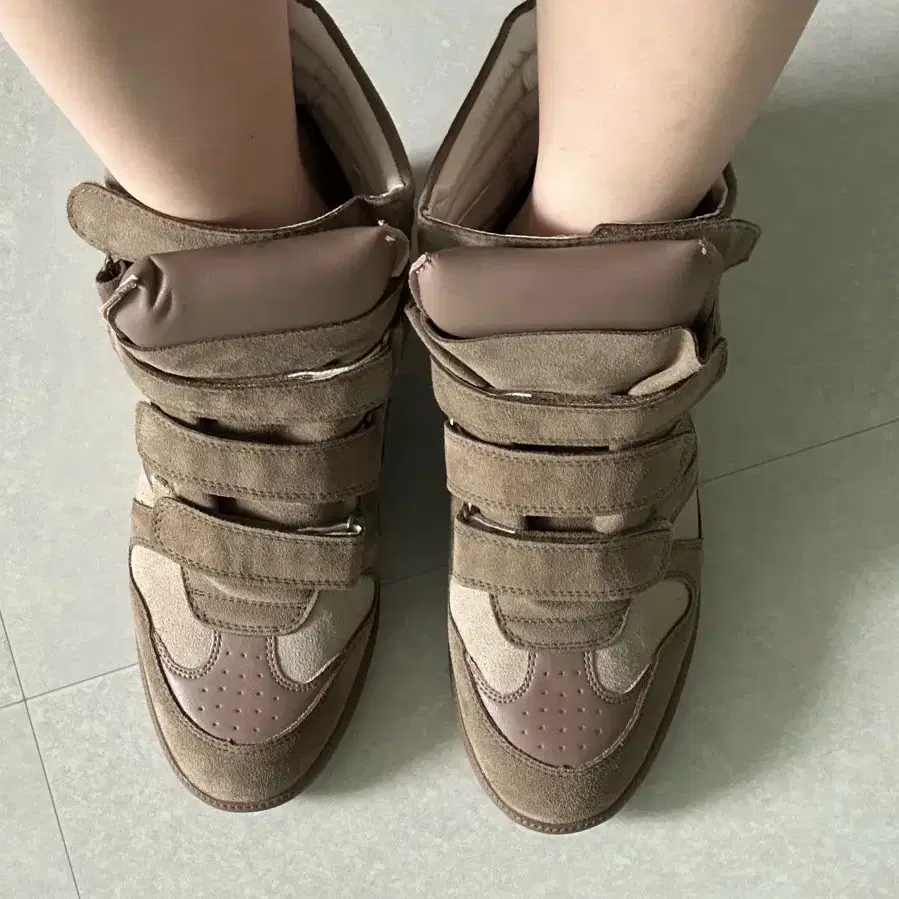 보세) 웨지 스니커즈 250-255