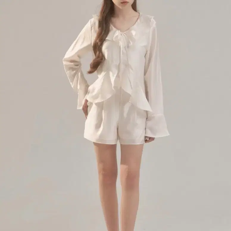퍼제인 Camille Sheer 세트 white ivory