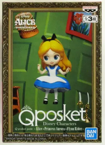 BANDAI SPIRITS Q posket Disney Characters petit 앨리스 프린세스 오로라 플린 라이더 앨리스