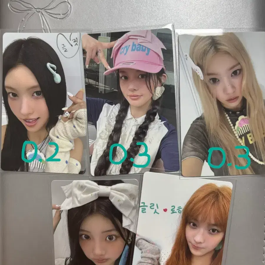 아일릿 NOT CUTE ANYMORE 파우치 포카 판매합니다
