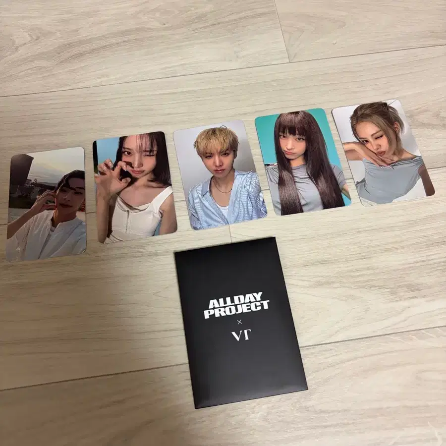 VT 올데이 프로젝트 포토카드 5종 세트
