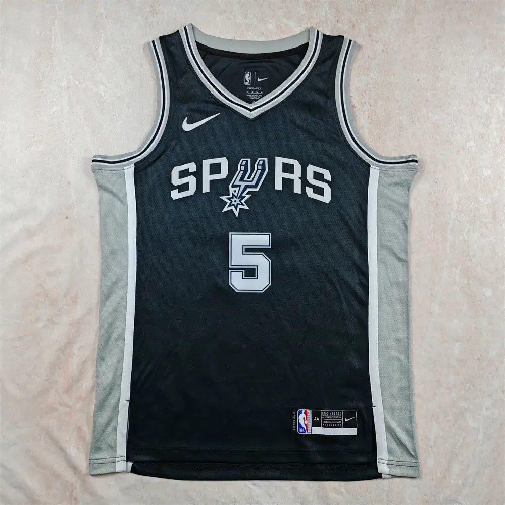 NBA 농구복 2026년형 스퍼스 5호 캐슬 레귤러 블랙
