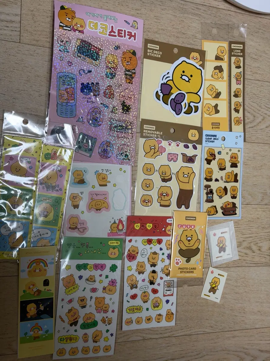 춘식이 세트 스티커+빅데코스티커+파일