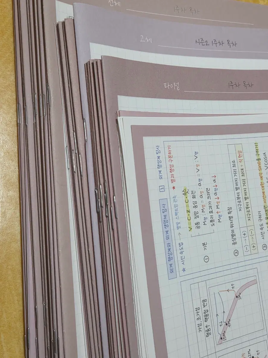 2026 시대인재 이신혁T 지구과학 필기노트 [전시즌 전회차 29권+7장 ]