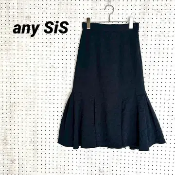 any SiS 애니시스 머메이드 스커트 (2) 네이비 자카드