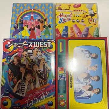 쟈니즈 WEST 라이브 DVD 4점 세트