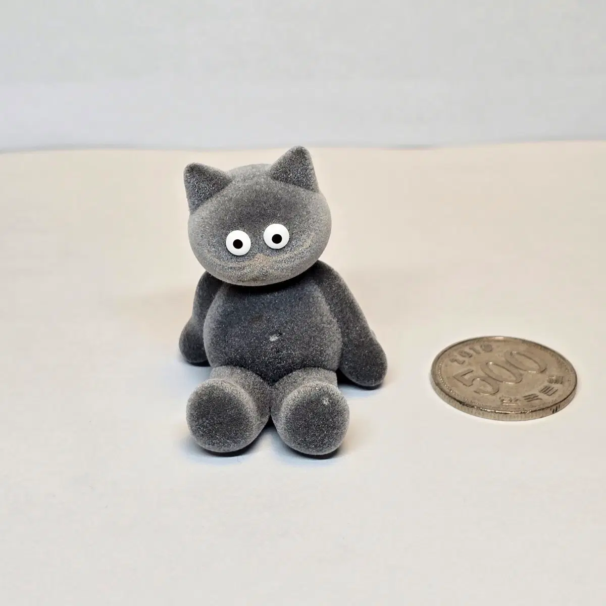 umao 플러시 돌 플로키 재질 검은 고양이 피규어