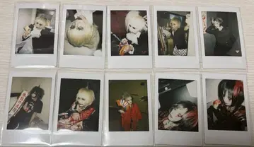 3 블랙 백합과 그림자 까마귀 울음 메멘토 모리 애 폴라로이드 10장 세트