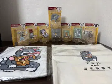 톰 제리 1번 복권 피규어 8종 토트백 T셔츠 미사용 새상품
