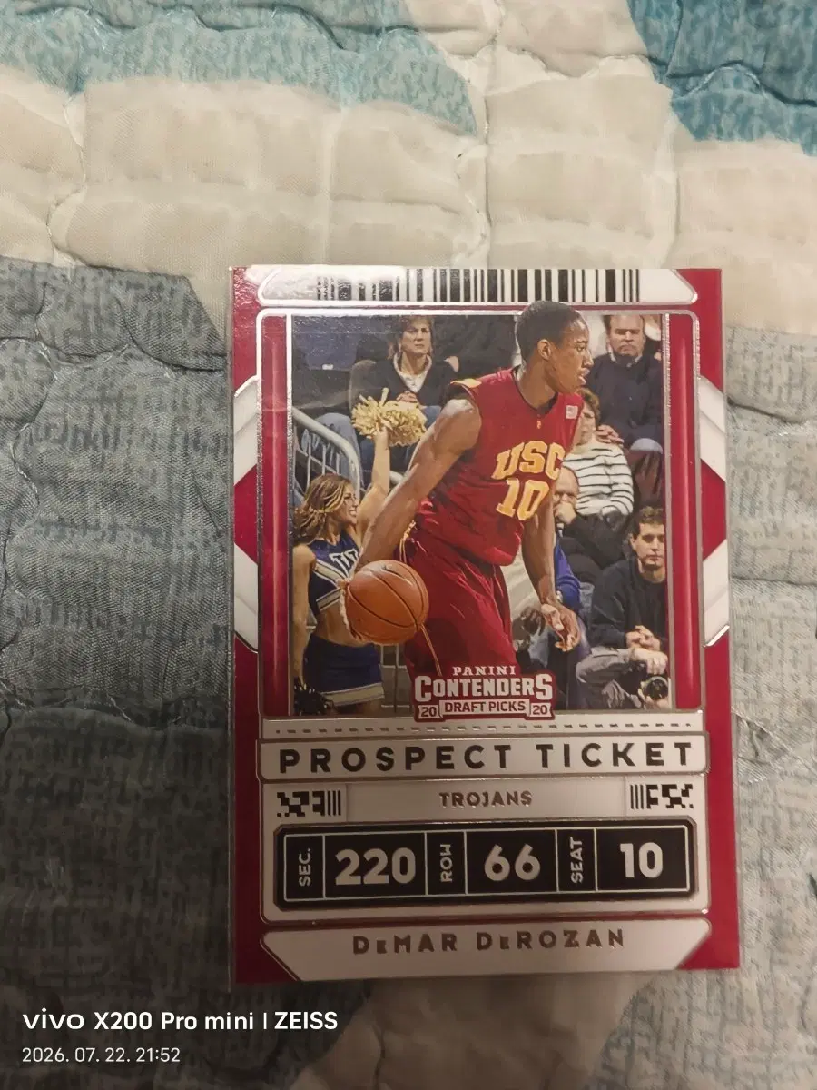 데마 드로잔 NBA 카드 파니니