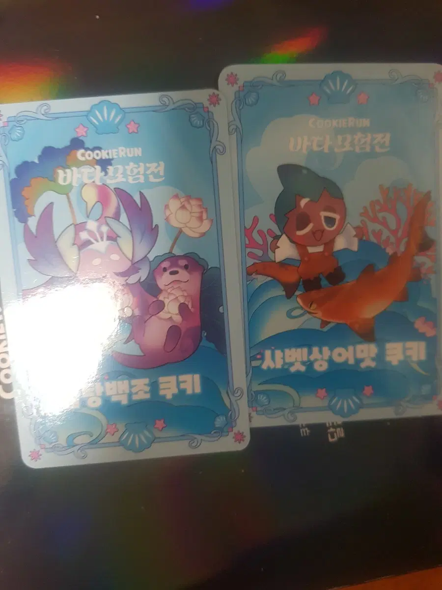 쿠키런 바다모험전 포토카드 설탕백조 샤벳상어
