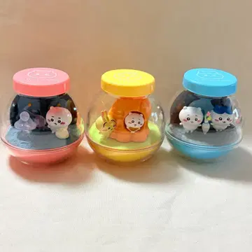 캡슐리움 치이카와 (먼작귀) 채집 칭찬 리본 젤리 3종 가챠 토끼