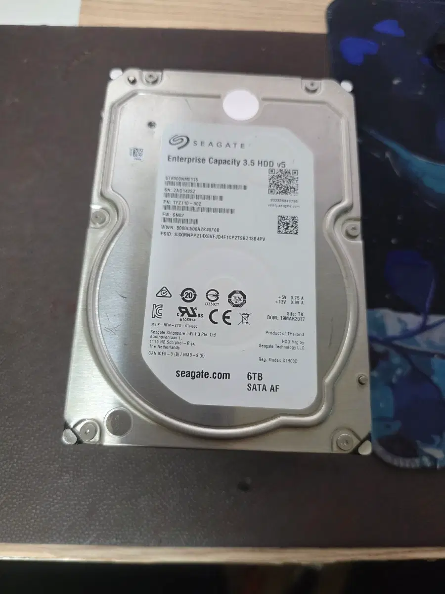 씨게이트 Enterprise 6TB HDD 3개