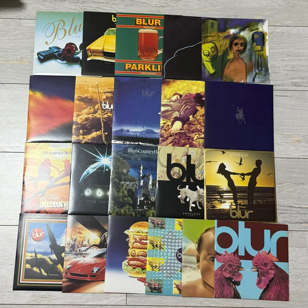 무료배송) 영국 락밴드 블러 blur 10주년 기념 박스 세트 CD 앨범