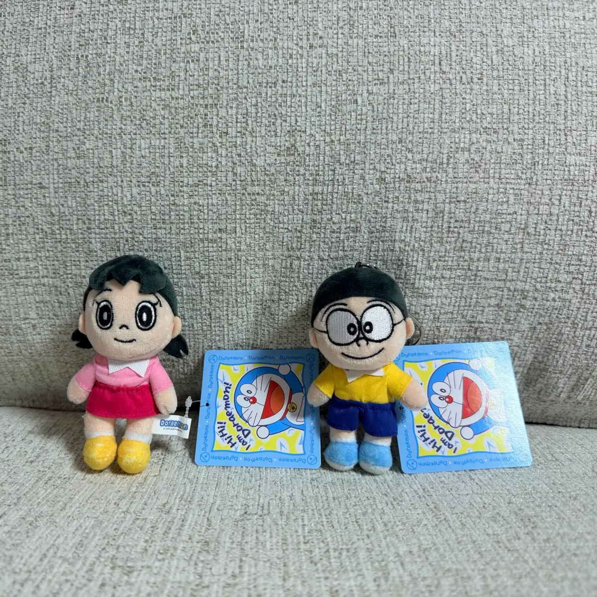 정품 도라에몽 이슬이 진구 키링 인형