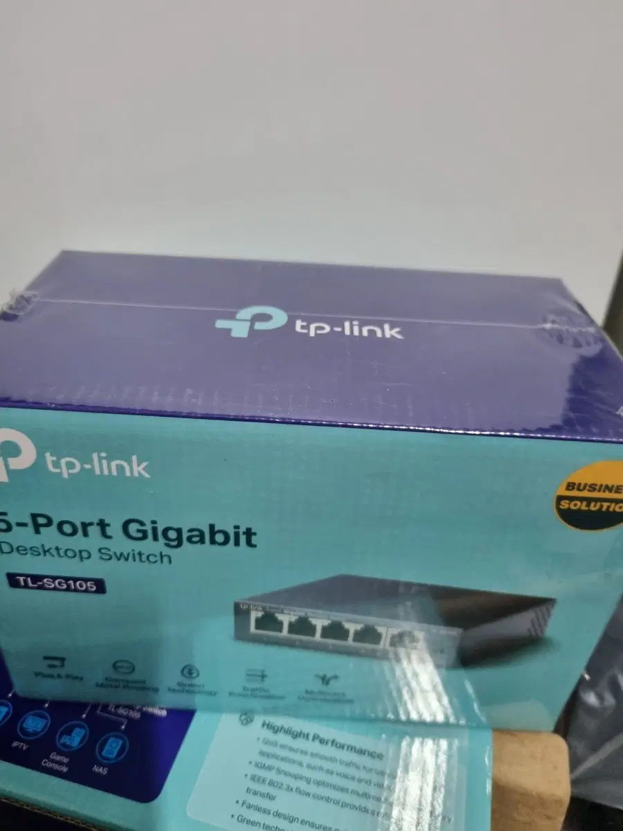 미사용 TP-Link 5포트 기가비트 데스크톱 스위치 2개 일괄