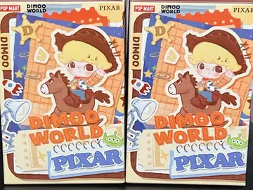 POP MART DIMOO PIXAR 시리즈 피규어 2점