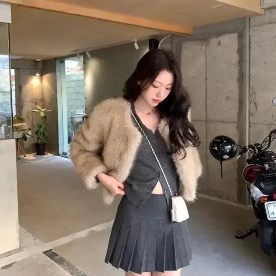 르플레인 마가렛 플리츠 스커트 s사이즈 판매