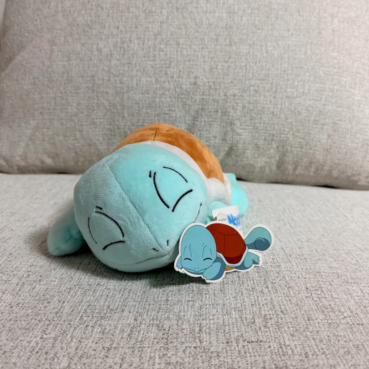 정품 포켓몬 잠자는 꼬부기 30cm 인형