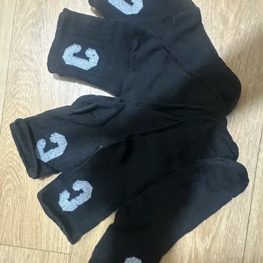 국산) 새양말 블랙 C로고 발목양말 10켤레 싸게 팝니다!