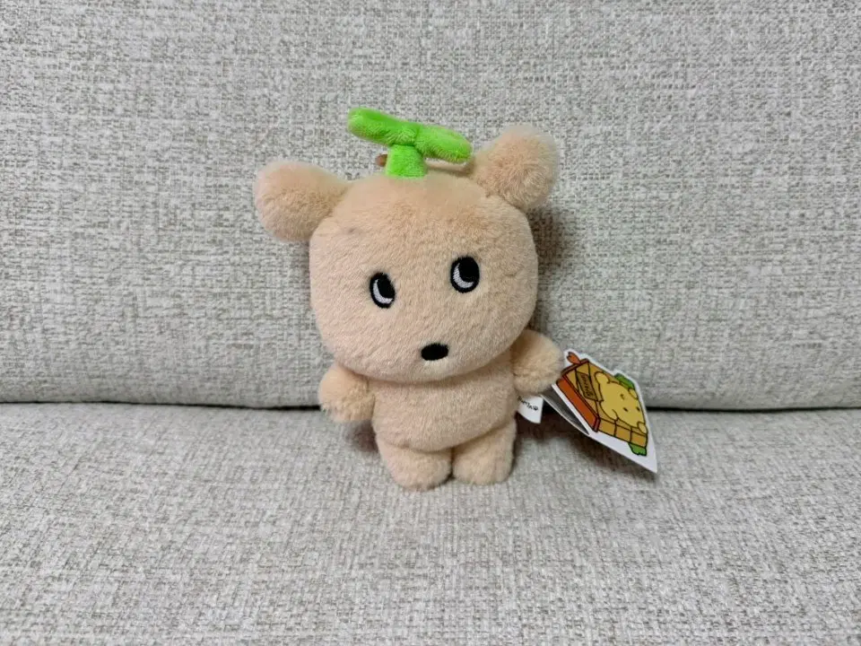 정품 깜자 새싹 13cm 키링인형