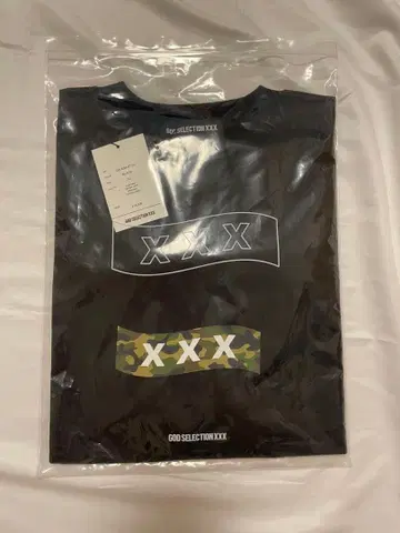 미사용 새상품 GOD SELECTION XXX 티셔츠
