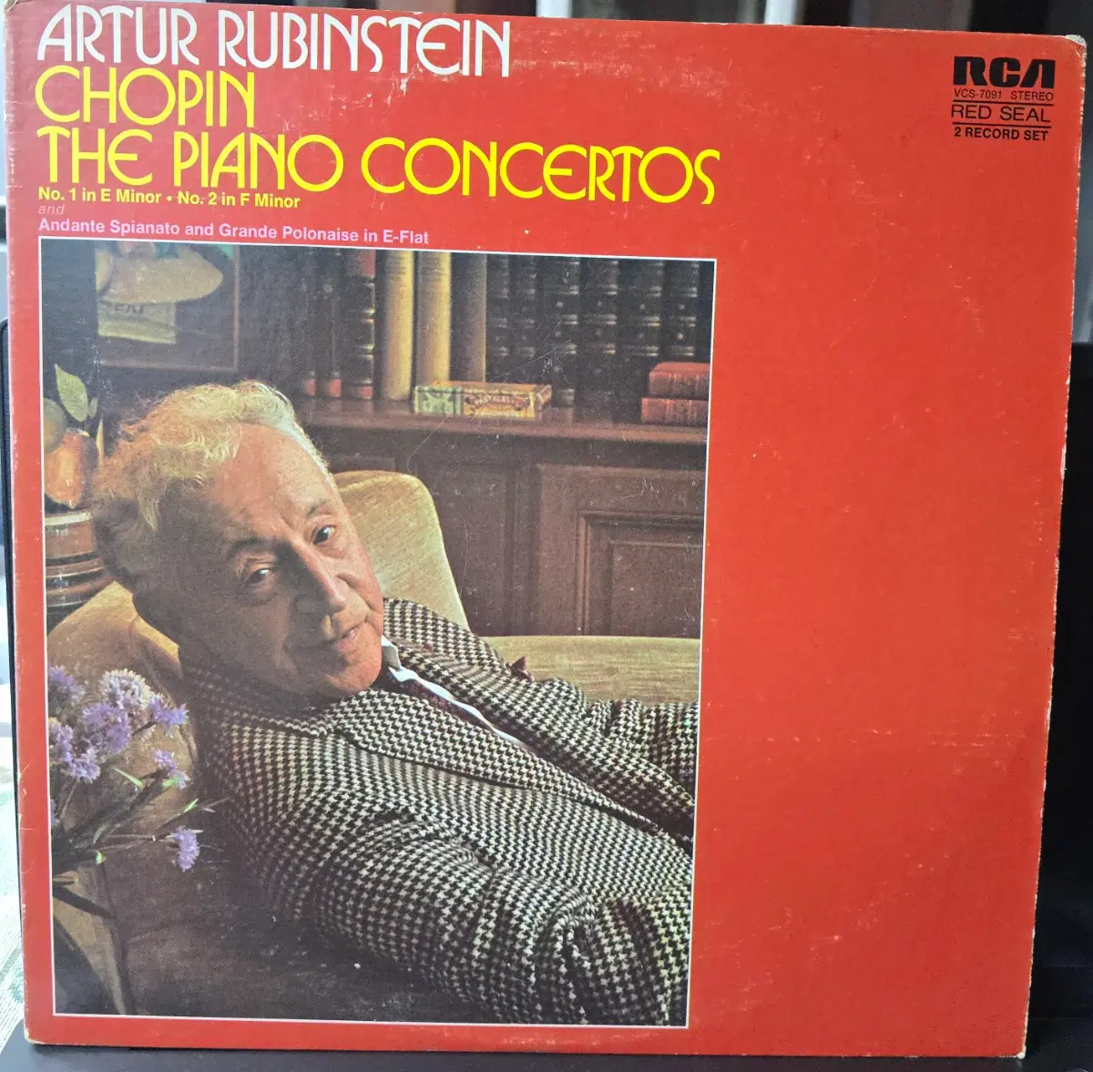 루빈스타인(Artur Rubinstein) 연주_쇼팽 피아노 협주곡_2LP USA