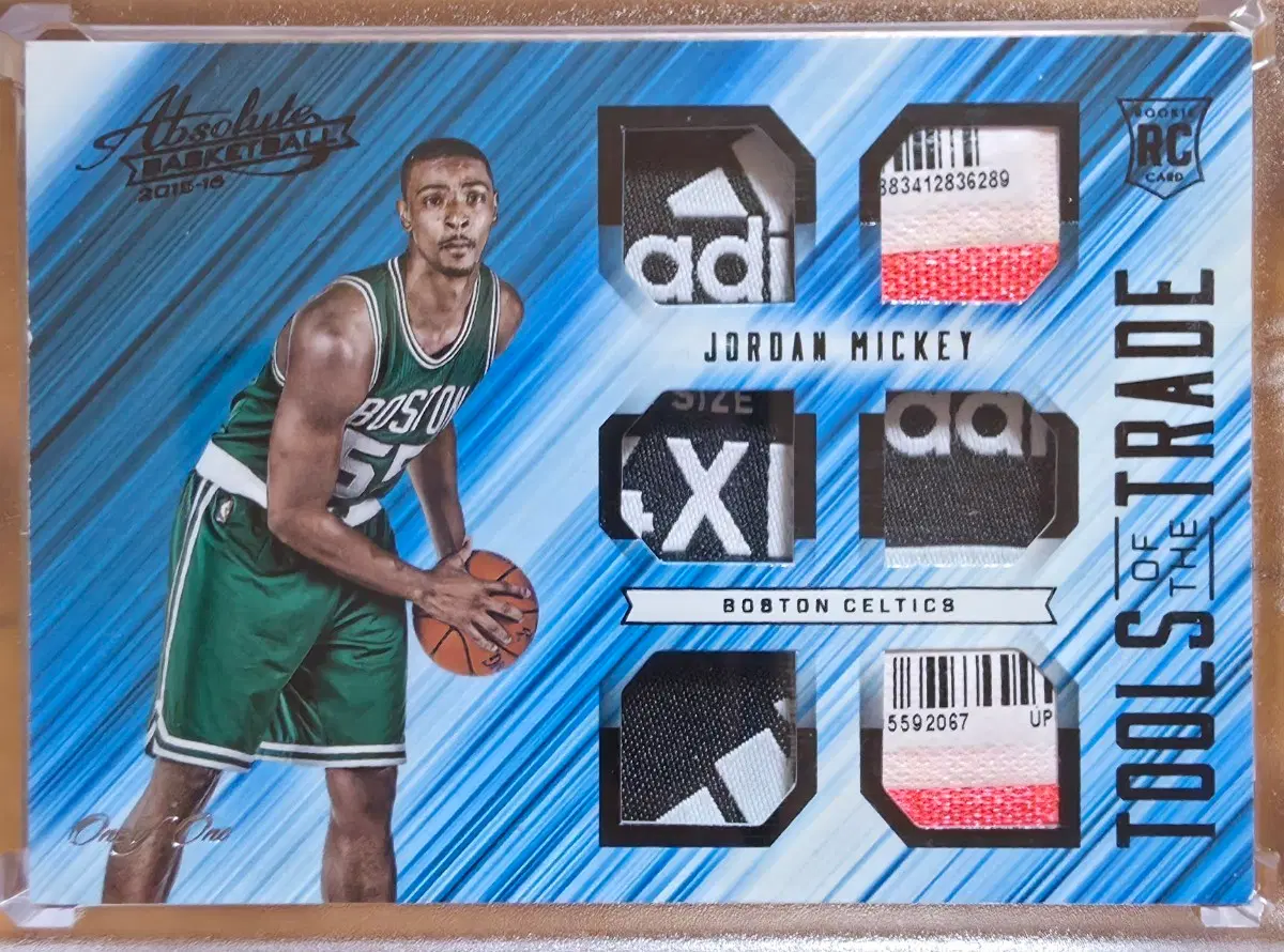 15-16 Panini Absolute 조던 미키 6패치 루키카드 (One of One)