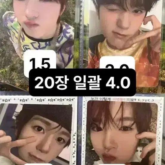 엔시티 위시 포카 일괄 20장 처분 양도