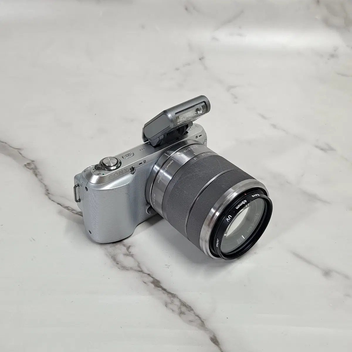 상태A 소니 NEX-C3 미러리스 실버 바디 /18-55mm 렌즈