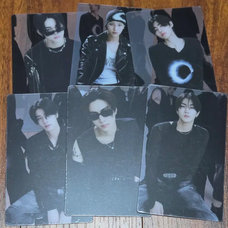 엔하이픈 unseen 클리어 포토카드 세트