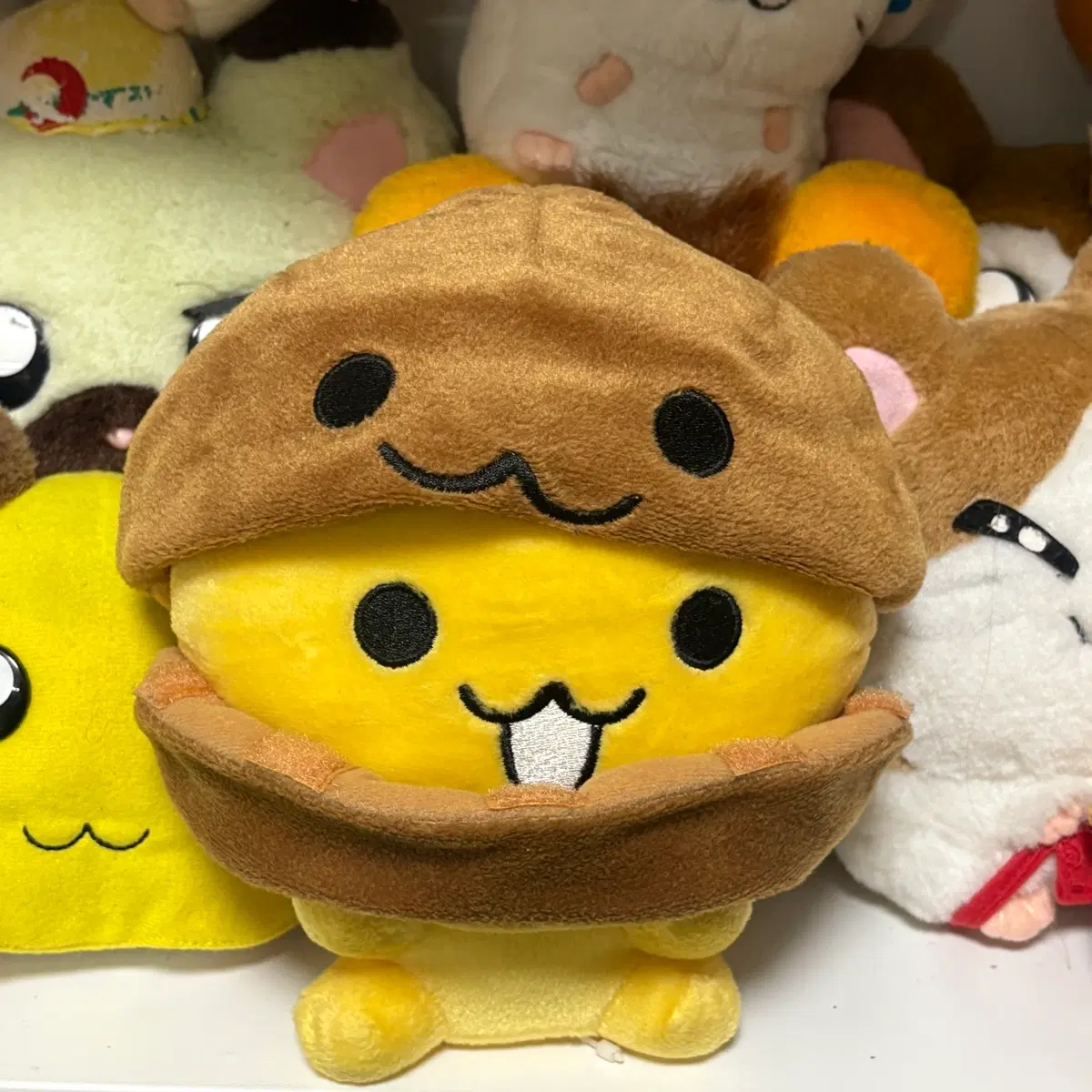 일본 고전 산엑스 아마구리짱 밤 인형 깐밤 찍찍이