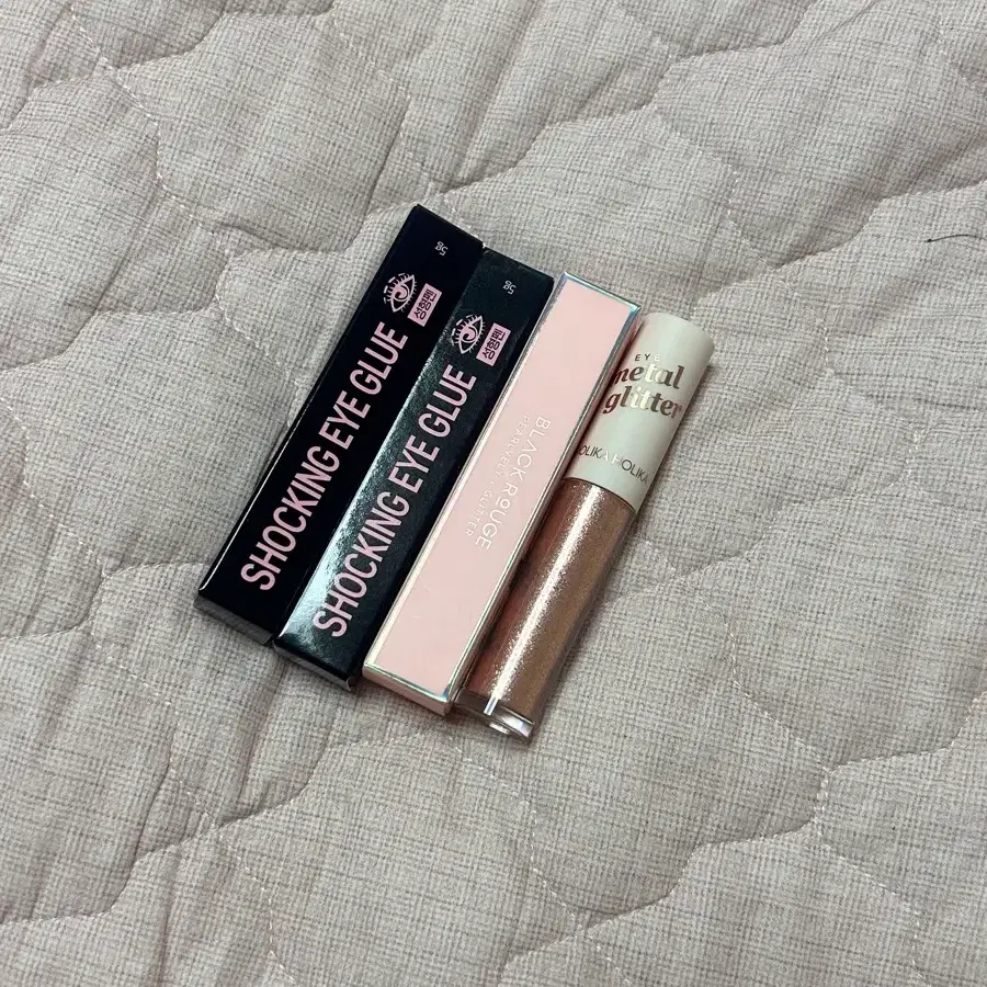 라벨영 쌍액,블랙루즈+홀리카홀리카 글리터 (일괄)