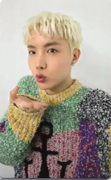 BTS WFC 회원 혜택 J-HOPE 트레이딩 카드 양면