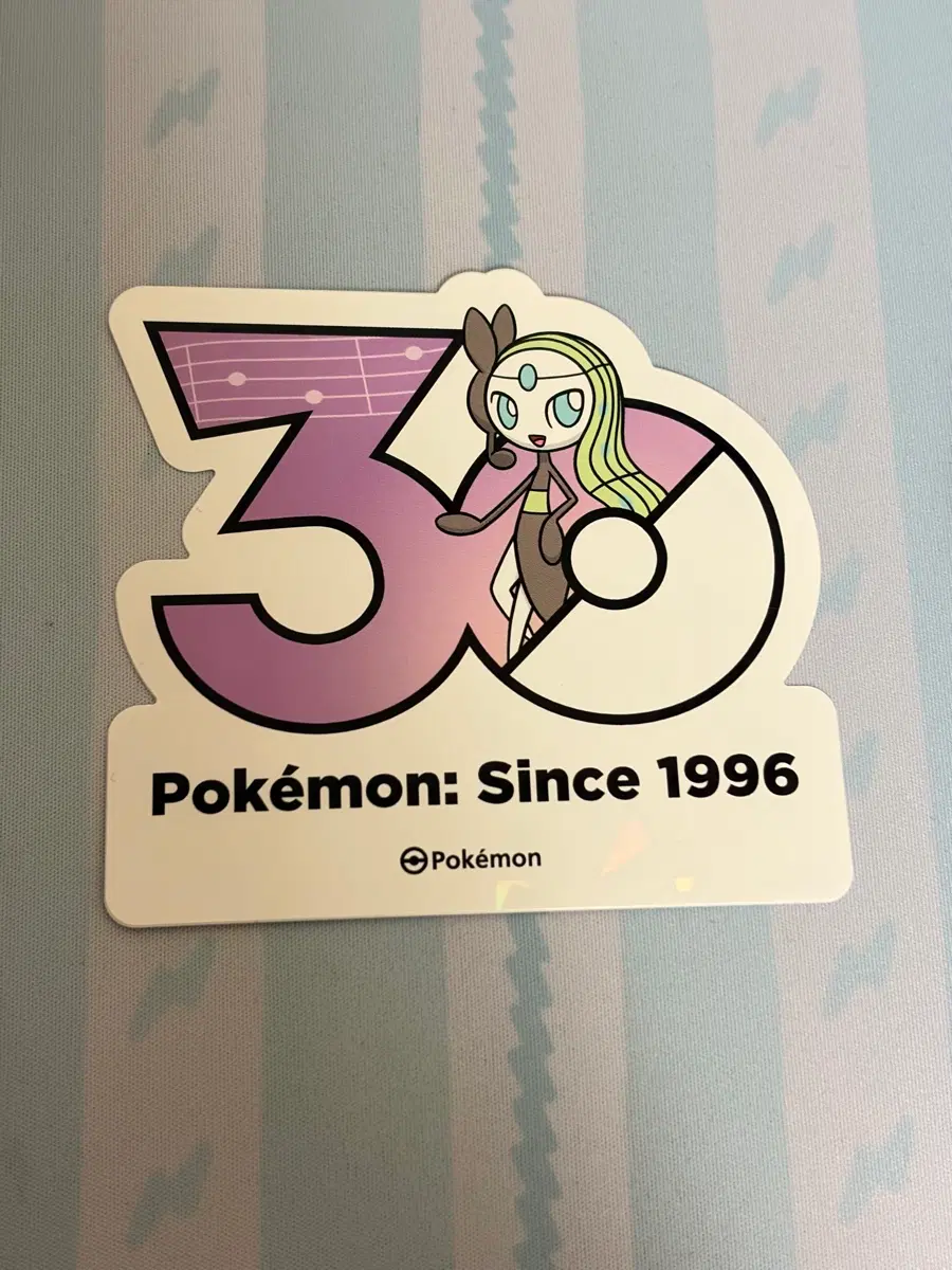 포켓몬 30주년 스티커 메로엣타