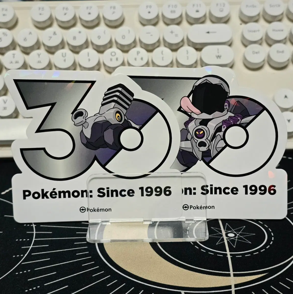포켓몬스터 30주년 스티커 부르롱 & 부르르룸 2장 세트