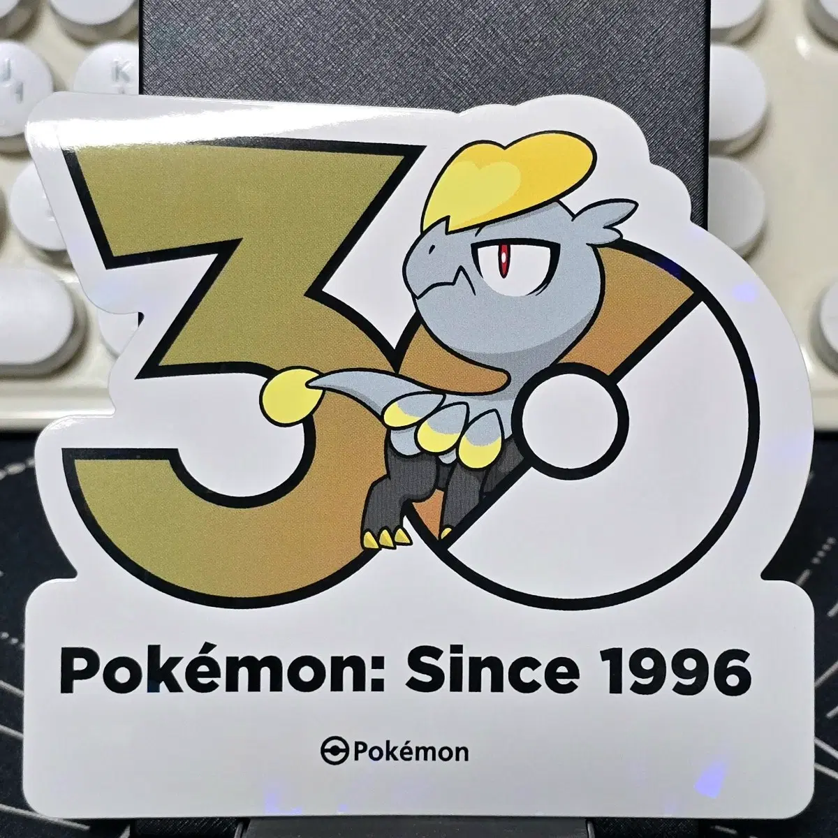 포켓몬스터 30주년 스티커 짜랑꼬