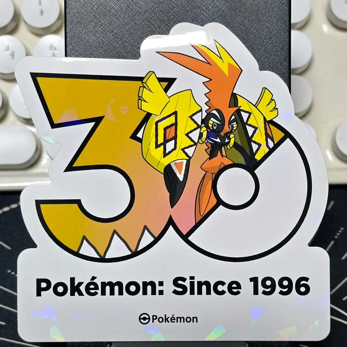 포켓몬스터 30주년 스티커 카푸꼬꼬꼭