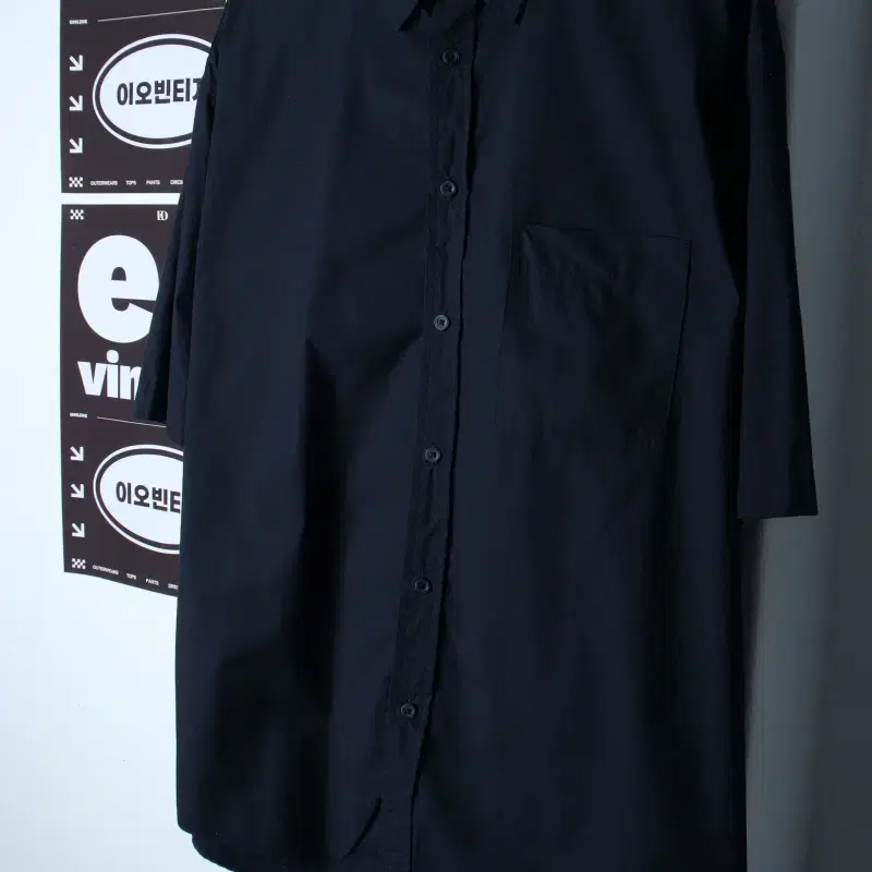 (XL-2XL) 무신사 스탠다드 반팔 카라 티셔츠 셔츠-H35611