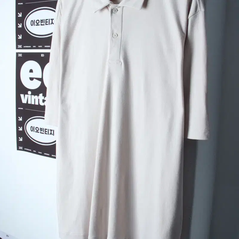 (2XL) 무신사 스탠다드 반팔 카라 티셔츠 빅사이즈 무지-H35643