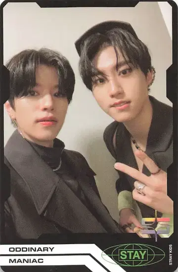 StrayKids ODDINARY HAN/Seungmin 트레이딩 카드 유닛 블랙
