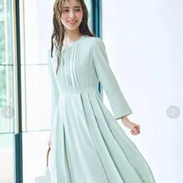 완판 CELFORD 피코 자수 보타이 원피스 2026ss