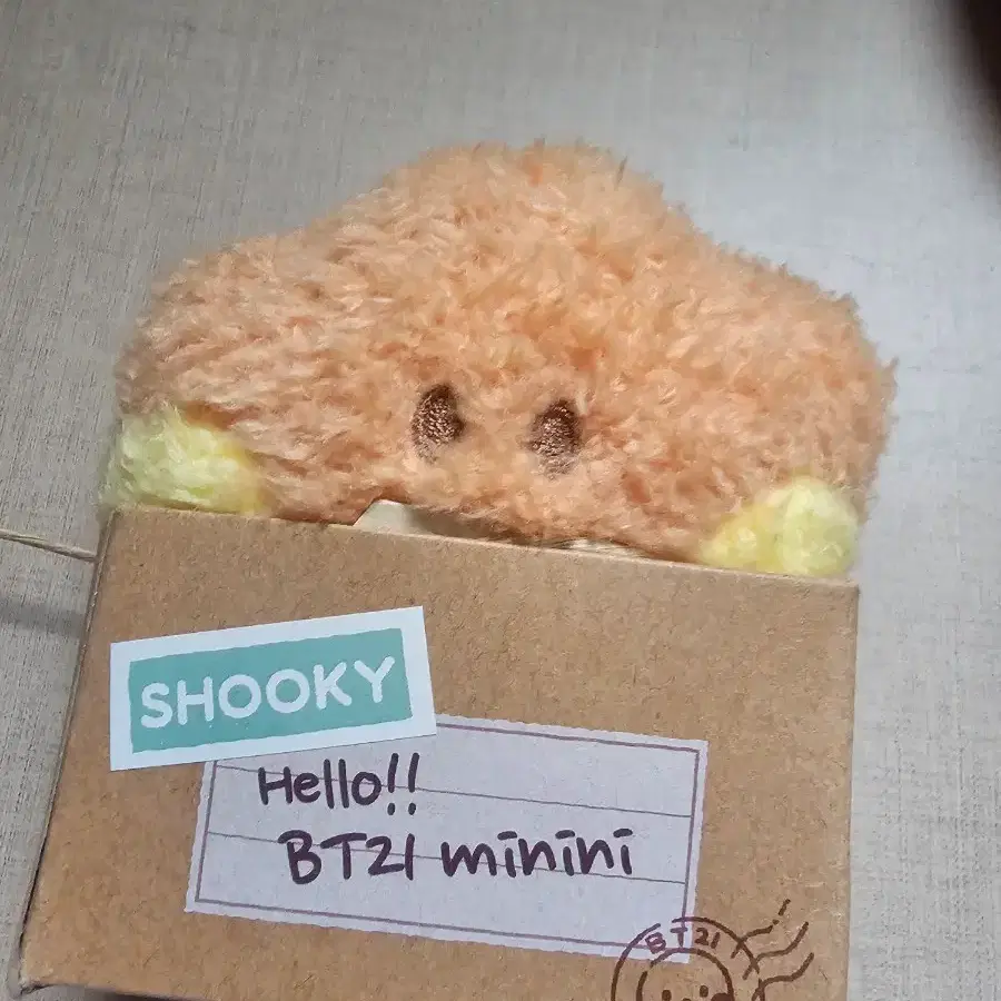 방탄 방탄소년단 슈가 Hello Bt21 미니니 슈키 인형