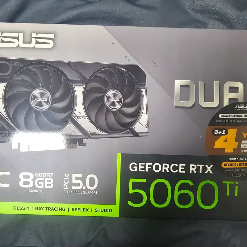 ASUS DUAL RTX 5060TI OC D7 8GB
