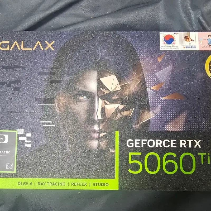 GALAX 지포스 RTX 5060Ti BLACK OC Classic D7 8GB