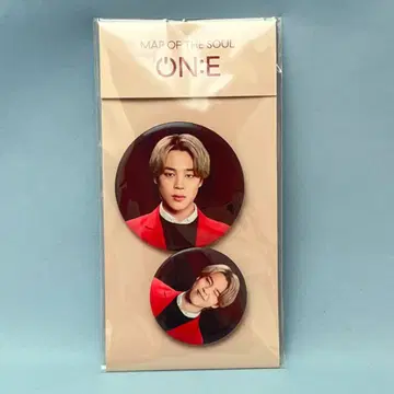 BTS MAP OF THE SOUL ON:E JIMIN CAN BADGE & COVER SET