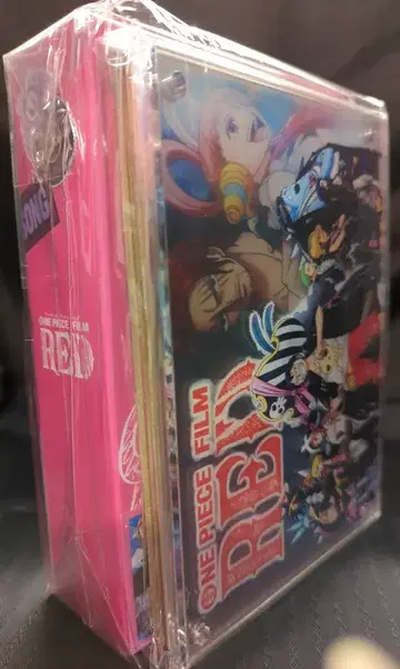 애니메이션 Blu-ray 아크릴 보드 포함) 극장판 ONE PIECE FILM RED 리미티드 에디션 미개봉 하자 있음