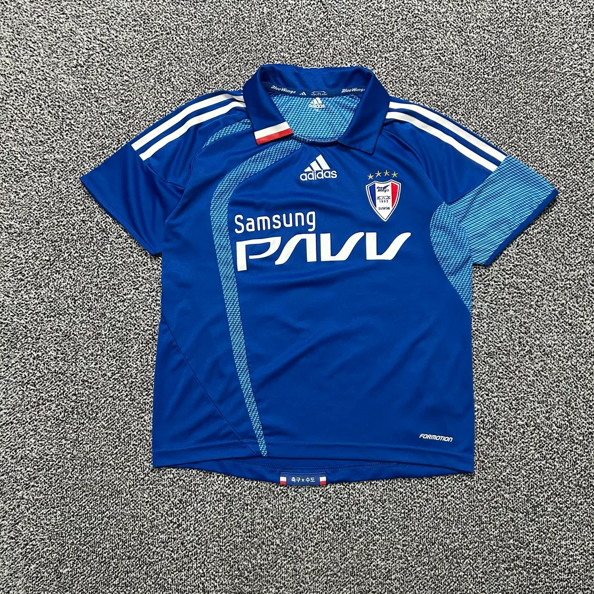 ADIDAS 2009 수원 삼성 블루윙즈 홈 하태균 마킹 유니폼