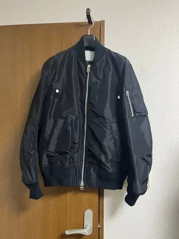 sacai 사카이 나일론 트윌 블루종 ma1 사이즈 1 새상품
